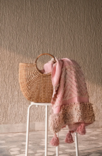 Load image into Gallery viewer, DESERT ROSE HAND-TUFTED BLANKET